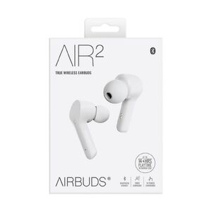 NEW Airbuds Air 2 True Wireless Earbuds Bluetooth Headphones White Charging Case